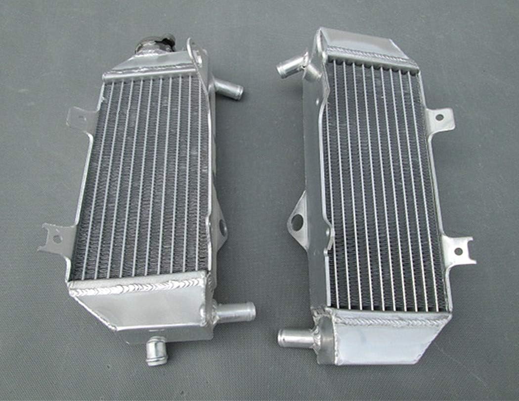 Aluminum Radiator + Silicone hose for 2010-2013 Honda CRF250R CRF250 2010 2011 2012 2013 (Red)