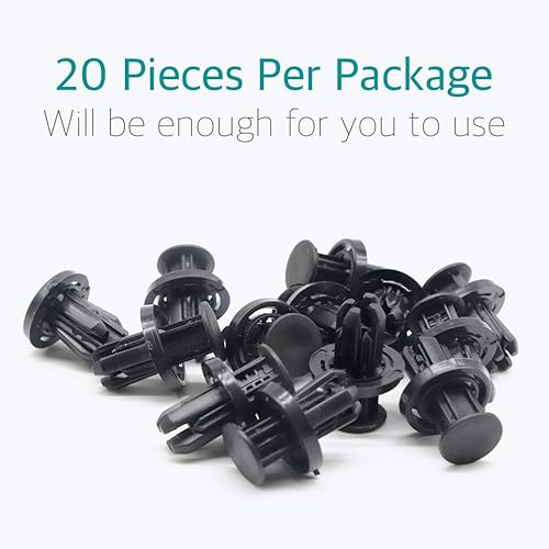 Miniatura 5 de Lantee 20 clips de retención para parachoques y pozo de rueda para Honda y Acura 91505-TM8-003