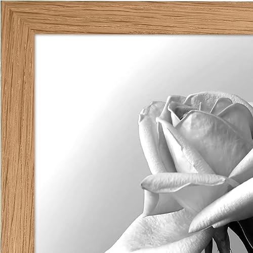 Vista 76 de Americanflat - Marco para póster de 71 x 74 cm con plexiglás pulido, portarretratos negro de madera industrializada, Epic Collection, marco ancho