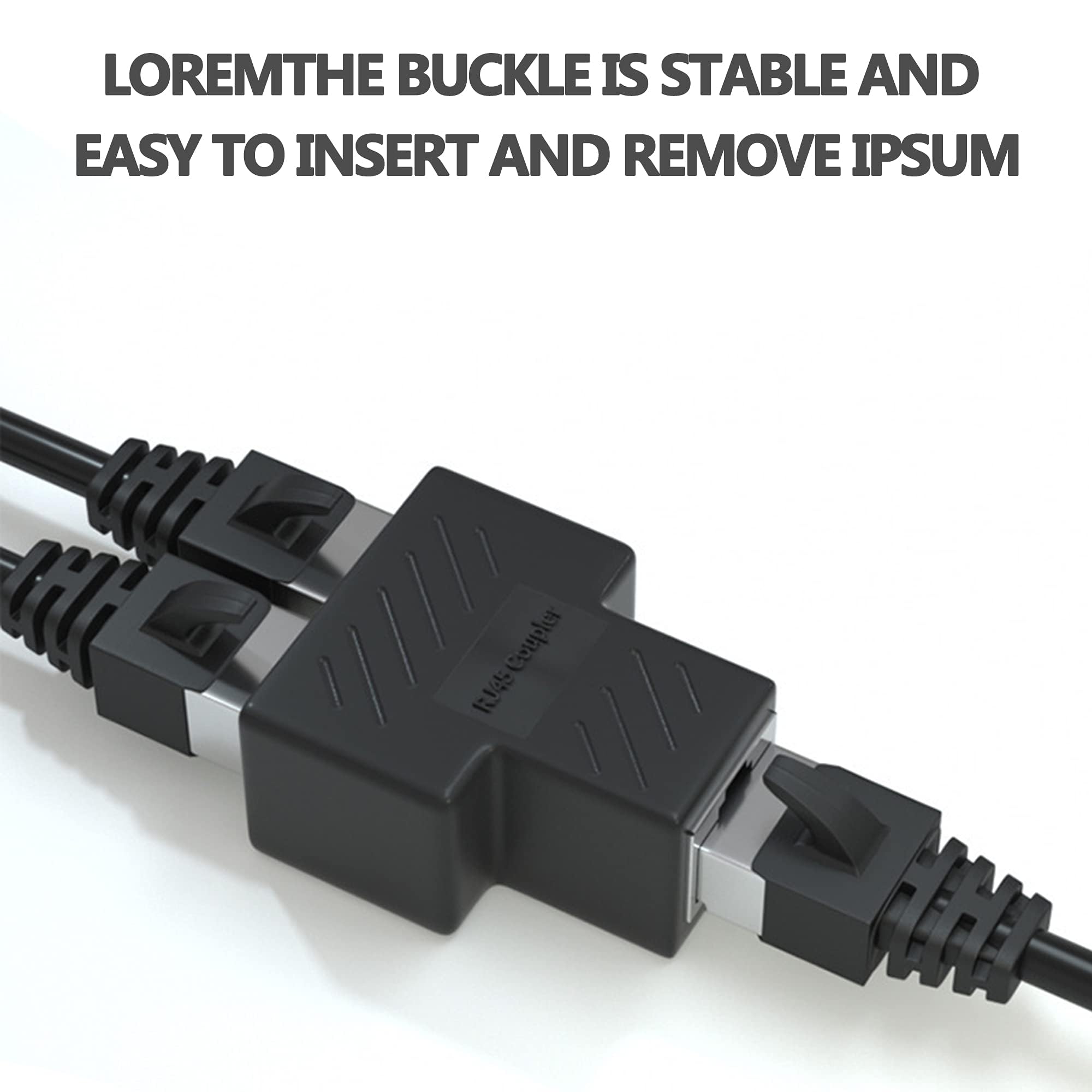 Splitter RJ45, Adattatore Doppio Ethernet, Divisore Di Rete LAN, Marchio Takeurop Generic, Nuovo