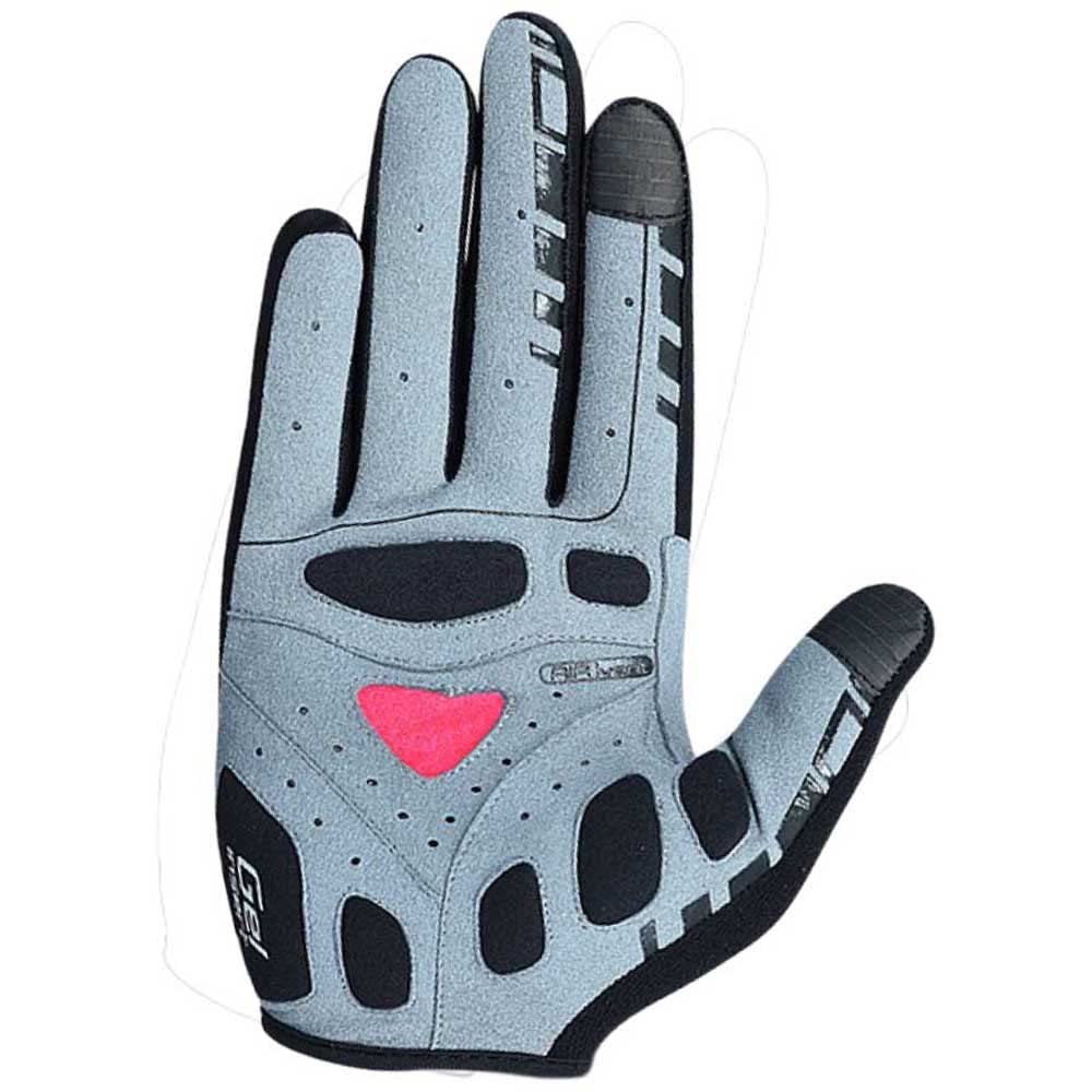 SDDISTRIBUZIONE Bonin B-Race Bump Gel Guantes Negro/AQUAM MIS. 3 Talla L, Unisex – Adultos