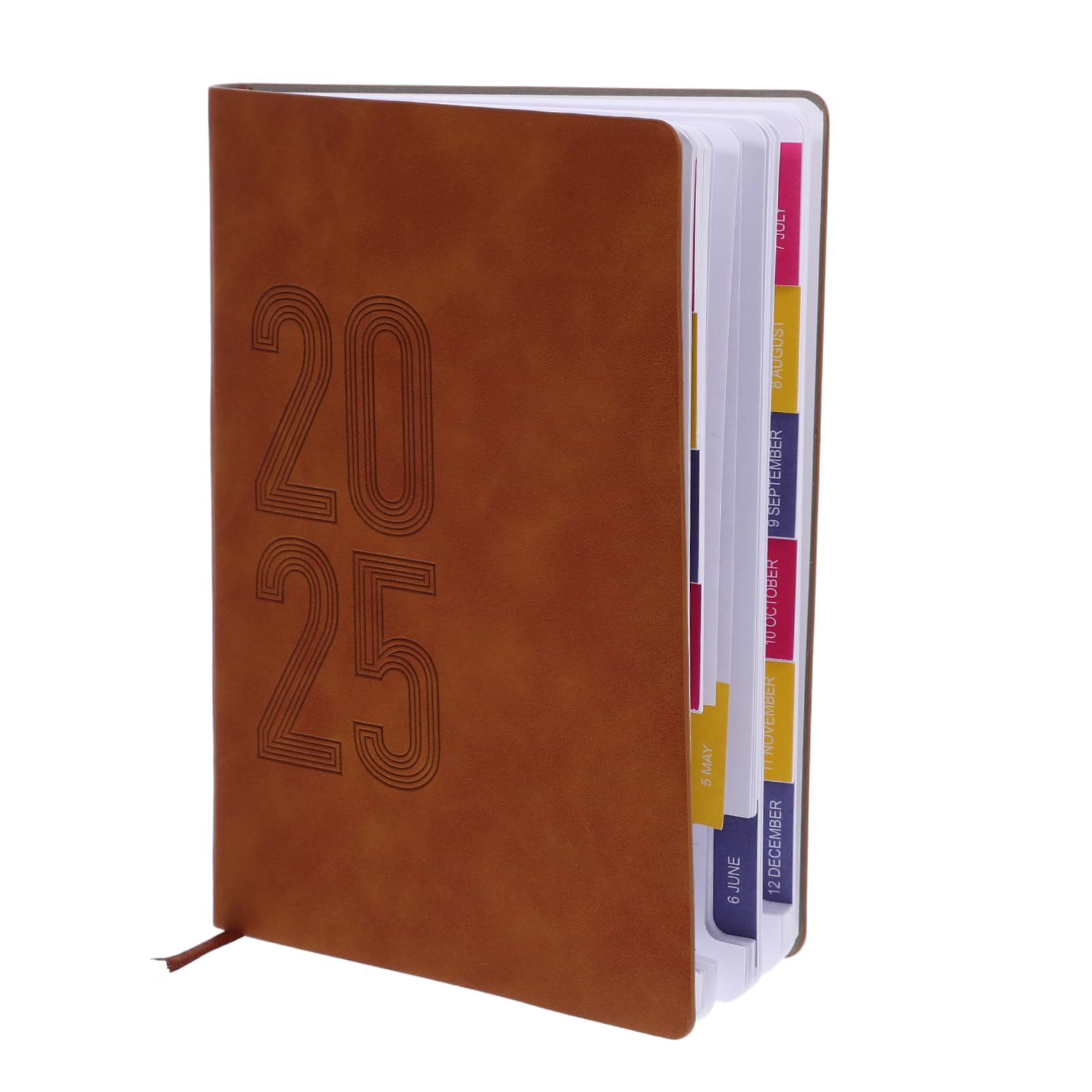 5 Pezzi Notepad Planner Annuale Formato Taccuino Leggero e Portatile per Ufficio e Casa Organizzatore Mensile e Giornaliero per Studenti e Professionisti