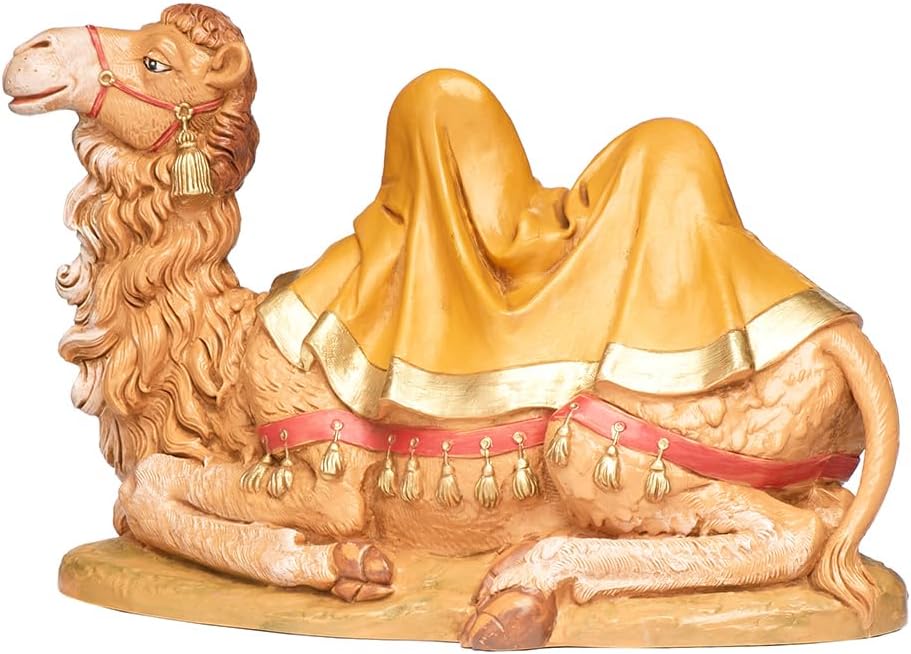 Fontanini by Roman, Seated Camel, 12" Collection, Nativity Figure, Made in Italy