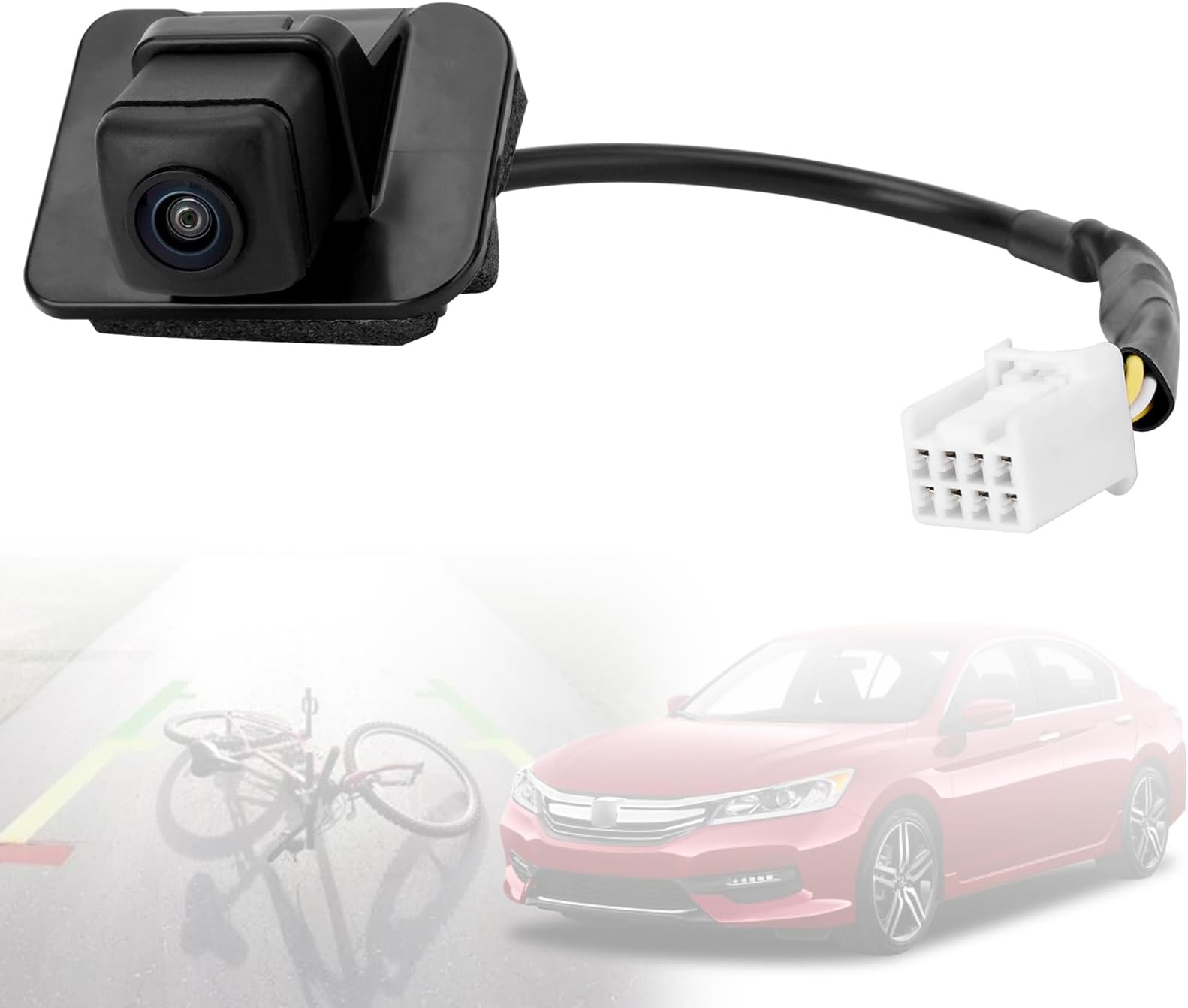 Rear View Back Up Camera Compatible with 2014-2017 Honda Accord Sedan EX-L Multiangle Views Reversing Park Assist Backup Camera Replacement Part# 39530-T2A-A21 39530-T2A-A31 39530-T2A-U110-M2