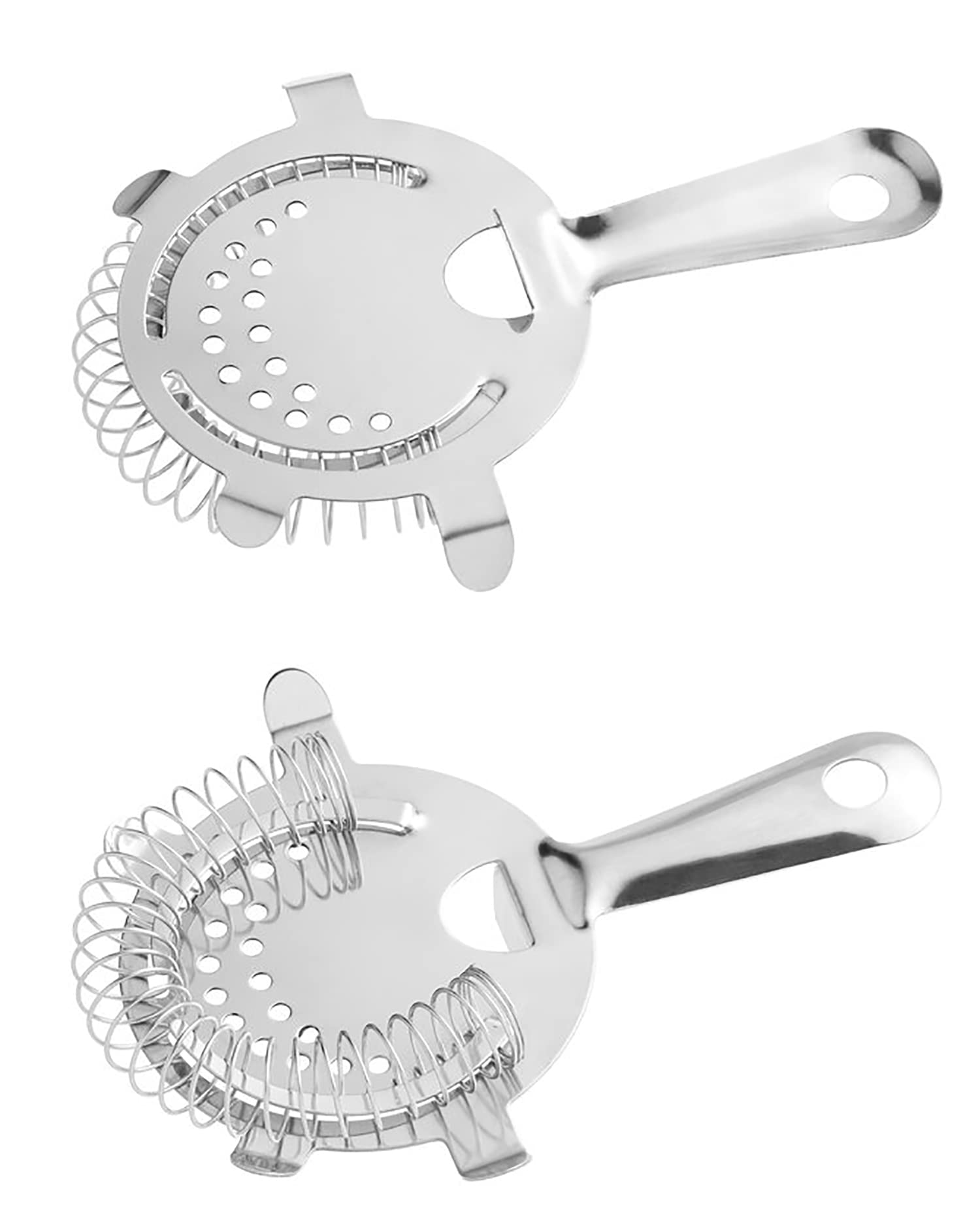 Cocktail Strainer, Stainless Steel Hawthorne Strai... - Grandado