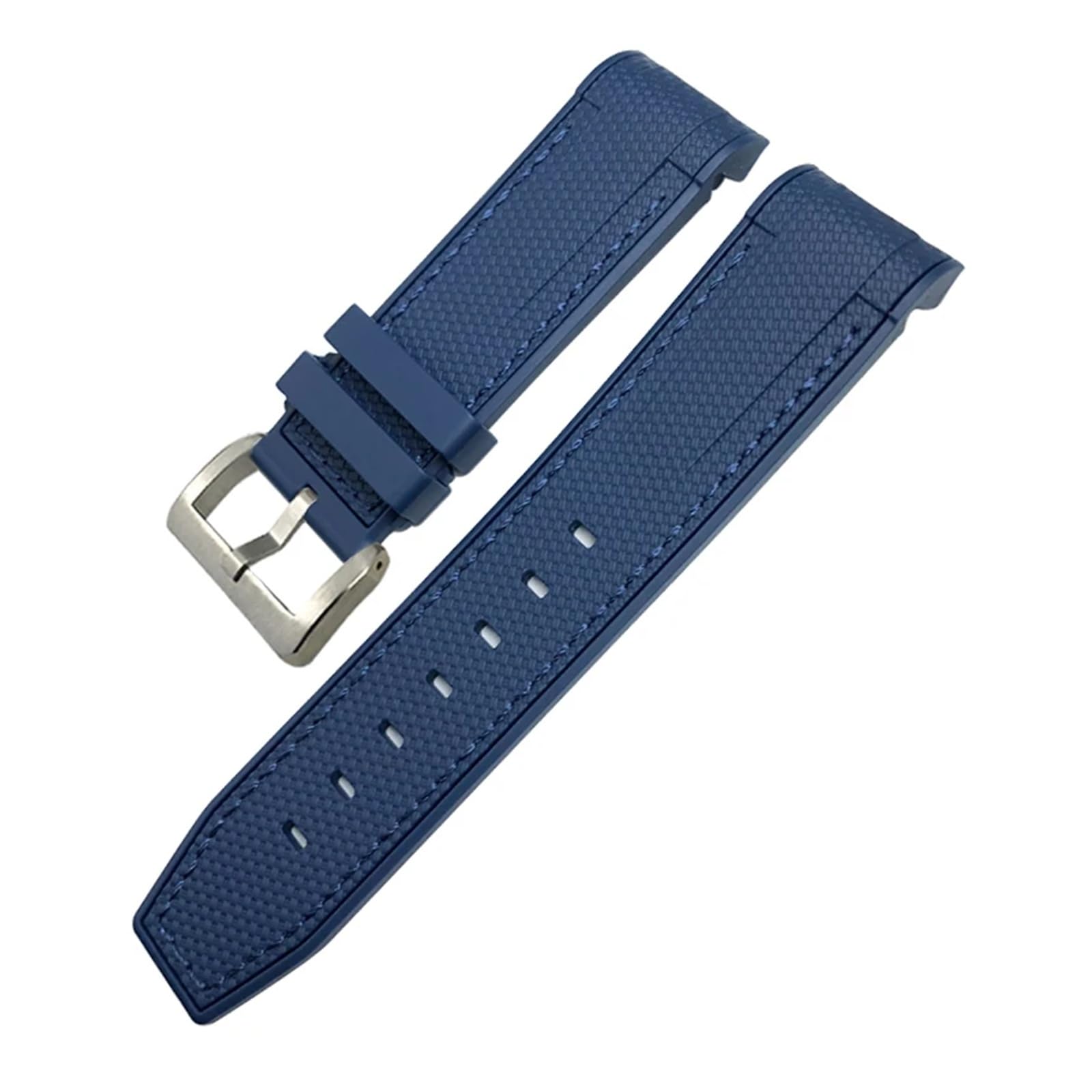 Generico Cinturino in silicone con estremità curva da 22 mm e 23 mm