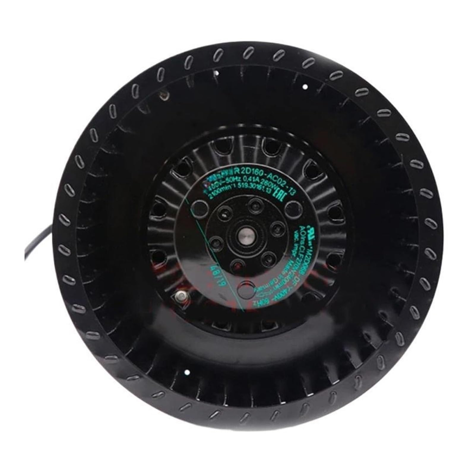 ELZNSQQK R2D160-AC02-13 AC400V Centrifugal cooling fan