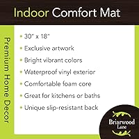 Vista 3 de Briarwood Lane Everyday Comfort Mat 30x18 Farmhouse Wreath Comfort Mat