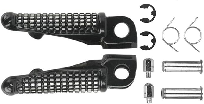 For For NINJA ZX6R ZX636 ZX9R ZX10R ZX12R 250R EX250 ER6N ER6F ER6 650R EX650 GTR1400 Motorcycle Front Footrests Foot Pegs