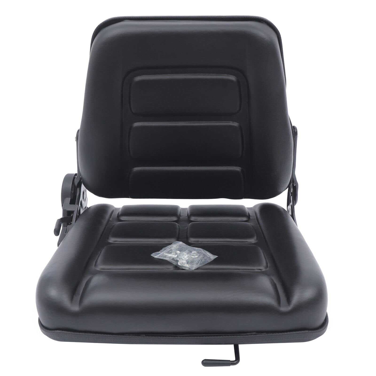 TBVECHI Universal Forklift Seat, Adjustable Tractor Seat with 170° Adjustable Back Angle for Excavator Forklift, Tractor, Skid Loader, Backhoe Dozer Telehandler, Heavy Mechanical Seat