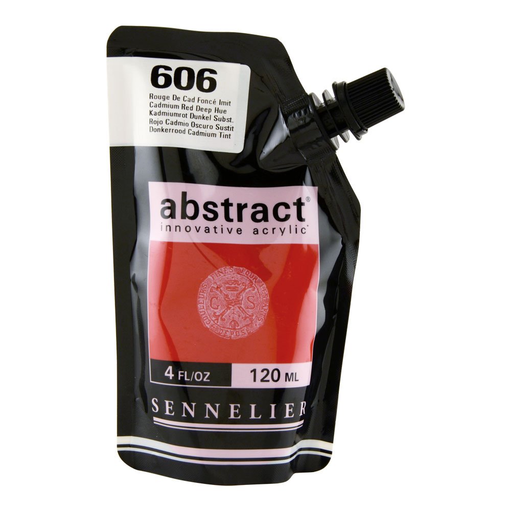 Sennelier Abstract Acrylic Paint 120ml Cadmium Red Deep Hue (Satin)