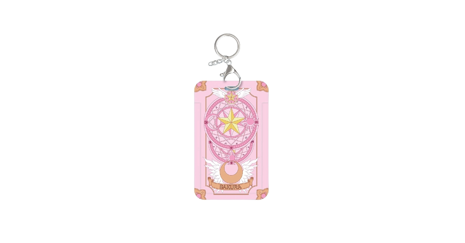 カードキャプターさくら さくら展 ダイカットパスケース　キーホルダー カードキャプターさくら さくら展 ダイカットパスケース