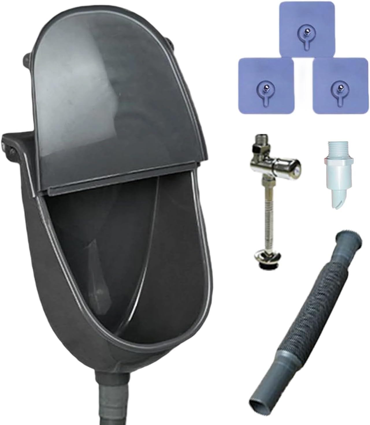 Odorless Urinal Bottle - Leakproof Male Toilet with Cover, Compact Water-Free Pee Container, Convenient Urination Tool, Durable Portable Pee Device | Waterless Toilet for Home RV Park Gym Public Area