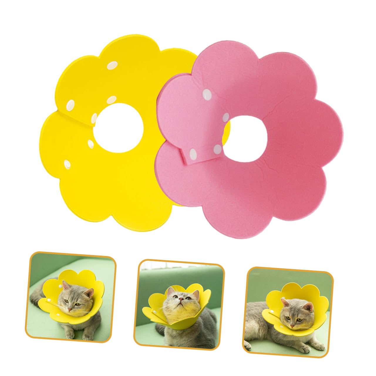 SUPVOX 10pezzi Collare Protettivo Per Gatti Da Collare Anti-leccamento Per Materiale Traspirante e Morbido e Cute Per e Discomfort Dopo