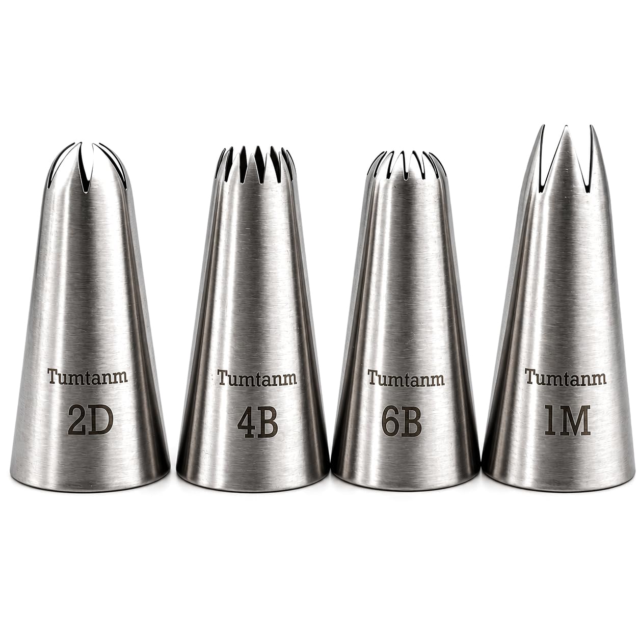 Amazon.com: Tumtanm #1M #2D #4B #6B Large Piping Nozzles, 4 pcs