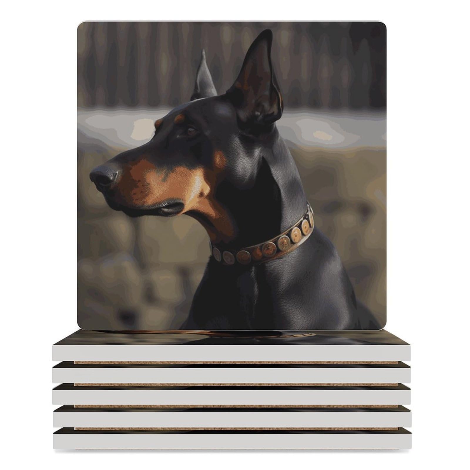 Dessous de verre céramique Doberman : finissez-en avec les taches sur vos tables
