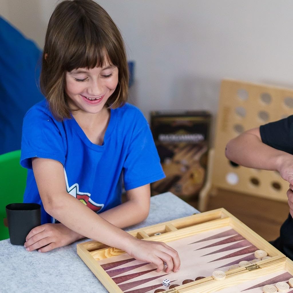 Backgammon - Juego de mesa de madera