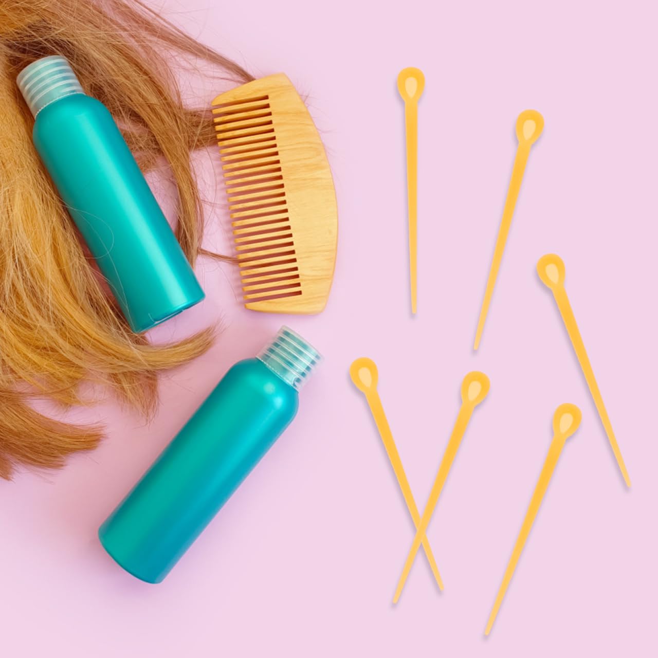 Kichvoe Perming Clips Hair Roller Pins 180Pcs Plastic Hair Curlers Easy Grip Reusable Styling Accessories for Women and Girls