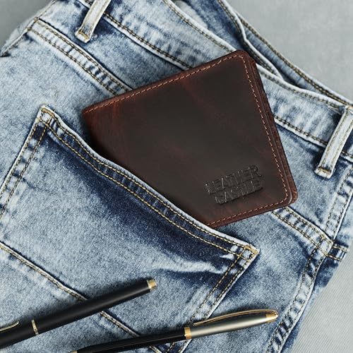 Men's Genuine Leather Bifold Wallet – Slim, Durable & Stylish Wallet with Coin Pocket, 7 Card Slots, 1 Cash Compartments – Ideal Gift for Men3