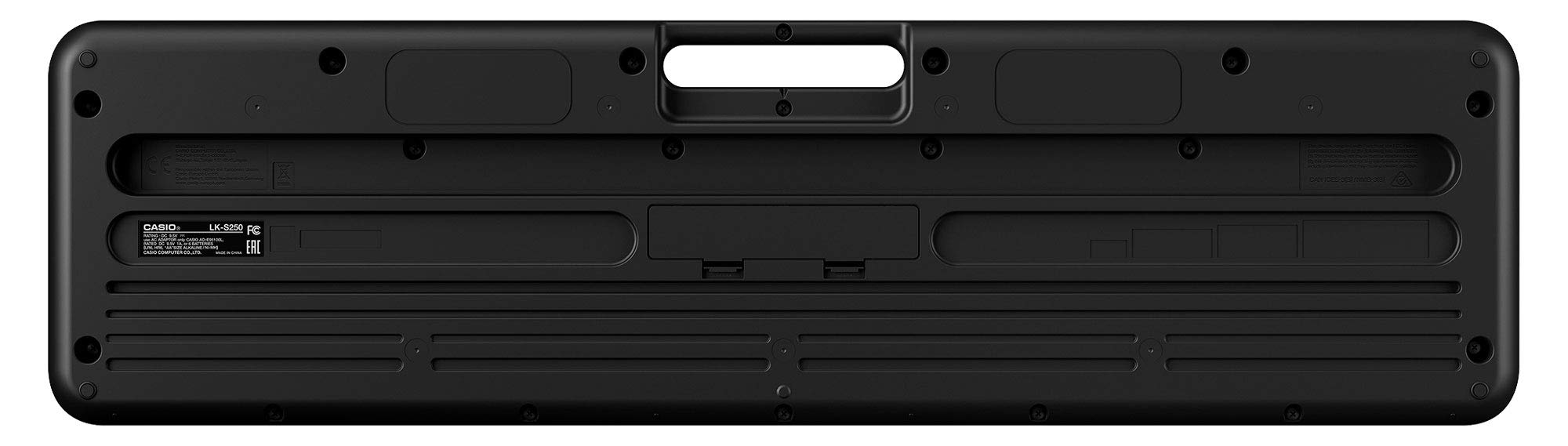 Casio 61-klawiszowa klawiatura dla początkujących, klawiatura X-Keyboard, głowa i klawiatura, czarna
