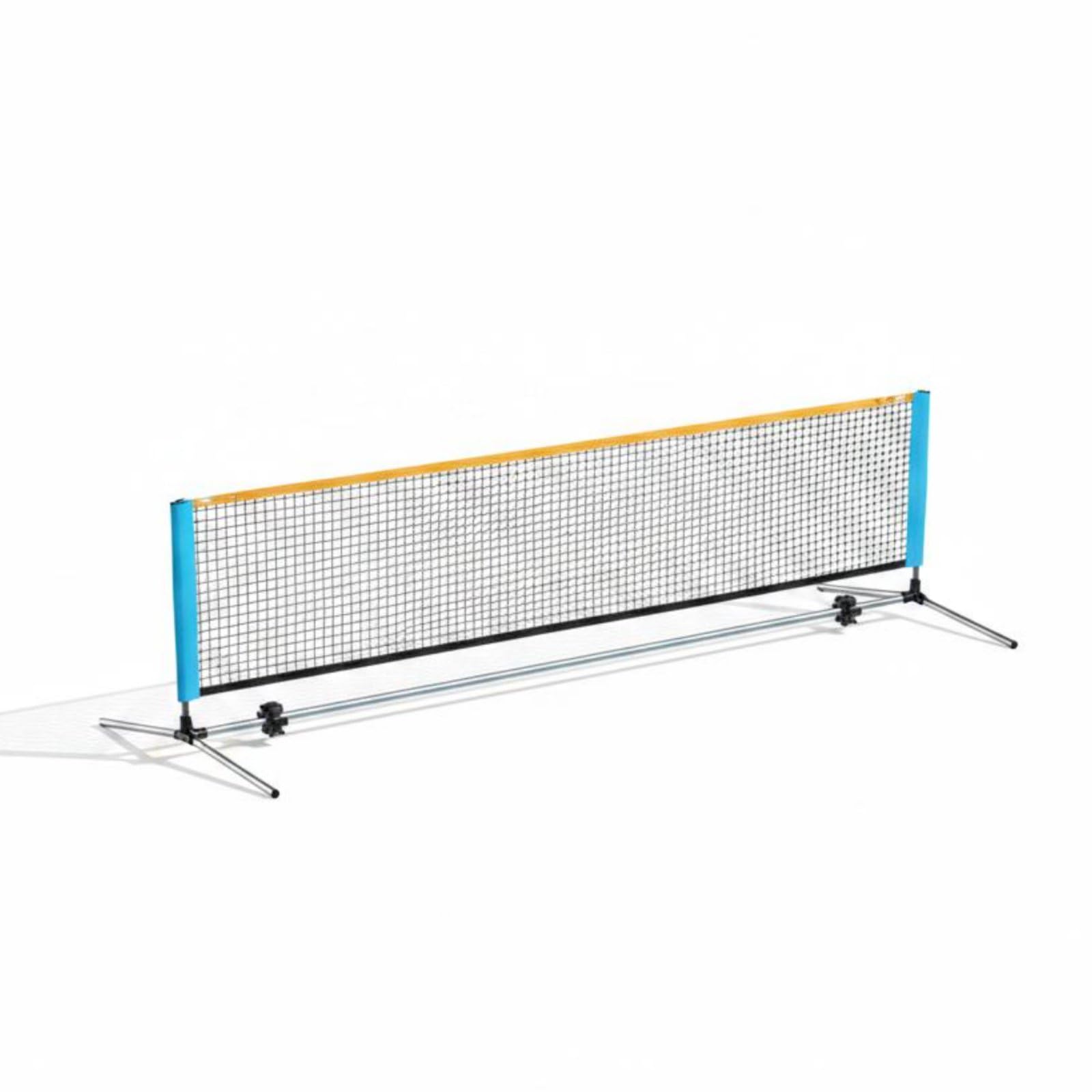 Rete da Badminton Regolabile Rete Tennis Rete Pickleball Supporto Pieghevole Telaio Portatile Altezza Variabile 0.85 M a