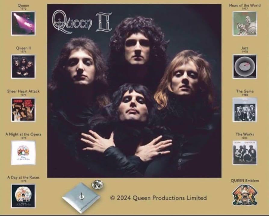 Amazon.co.jp: QUEEN クイーン ピンズコレクション 3点 a1501