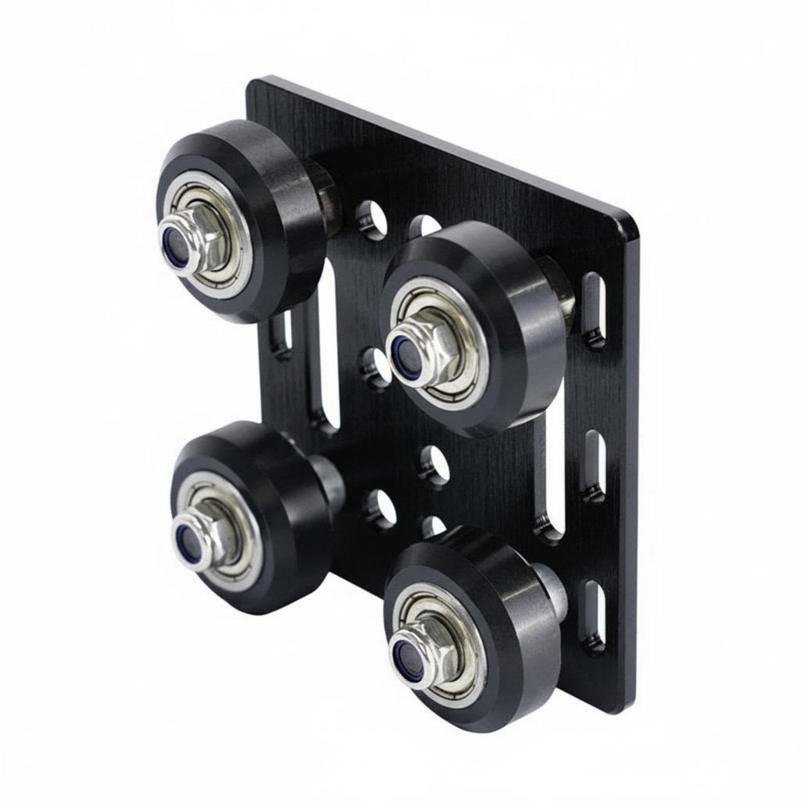 Slotted Profile Gantry Plate Smooth Sliding Wheels 2020 Aluminum Profile Carriage Wear-Resistant 2020 Aluminum Profile Plate Black|Parts & Accessories|Computers/Tablets & Networking-picture-30