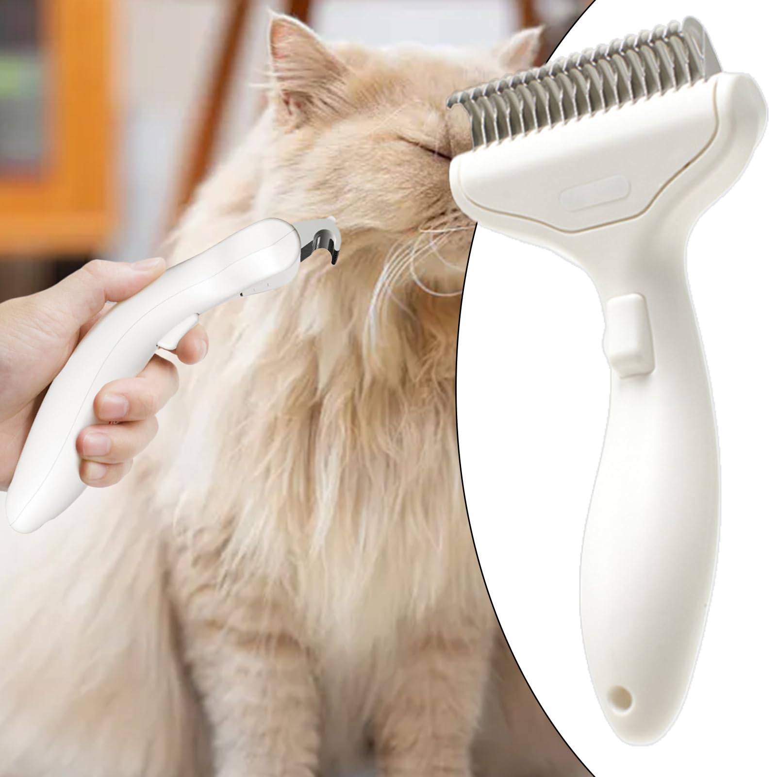 Spazzola Per La Dei Gatti Pettine spazzola rimuovi pelo in acciaio | Pettine pulente per animali Acciaio per Pulizia Casa Bagno Quotidiano Interno Esterno Viaggio