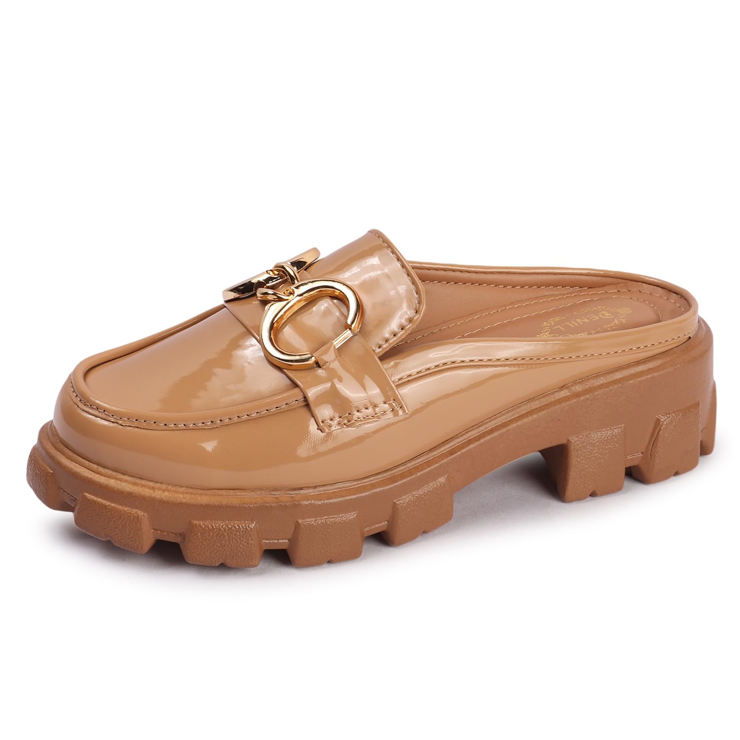 Denill Womens Fancy Chain Design Slip-on Mules for Daily Casual Wear & Formal Wear for Women & Girls (Beige) UK-6 (B0DB8BY9LJ) Amazon Price History, Amazon Price Tracker