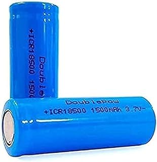 18500 1500Mah 3.7 Battery 1500Mah 18500 Li-ION Rechargeable Batteries 2 Pieces