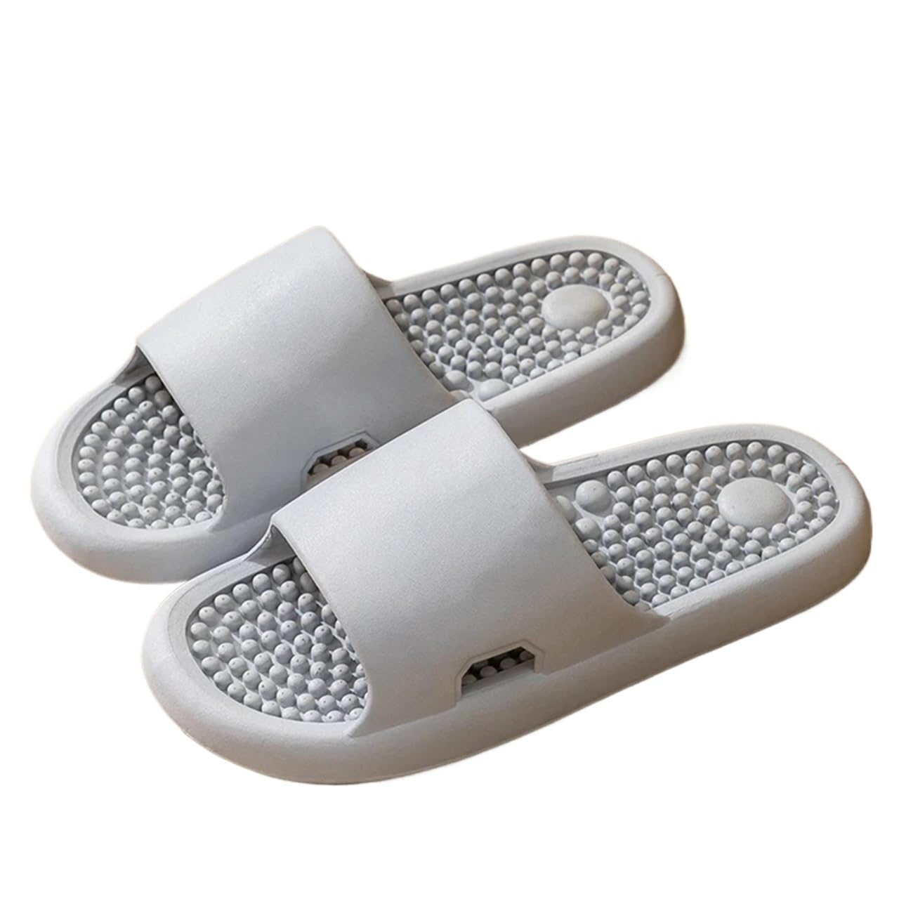 Ciabatte Donna Estive Pantofole estive Tinta Unita, Concise, Antiscivolo, da Bagno, da Interno, da Uomo e da Donna, da Donna(Gray,42-43)