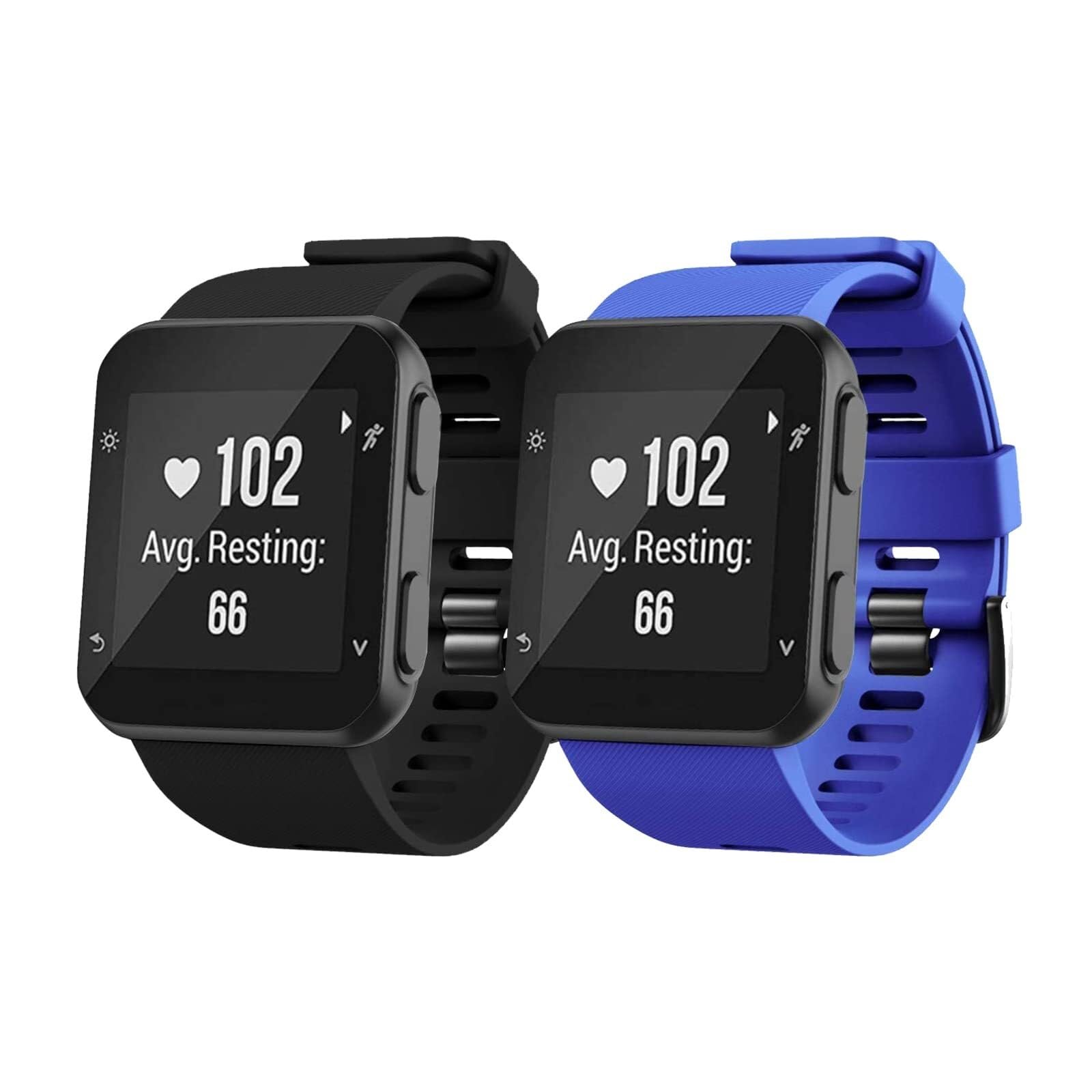 Bracciale Silicone Ricambio Smartwatch KOMI Cinturino Compatibile Con Garmin Forerunner 35/30/35J, Cinturino Di Ricambio In Morbido Silicone Per Smartwatch Garmin ForeAthlete 35J Cinturino Colorato Cacciaviti Incluso