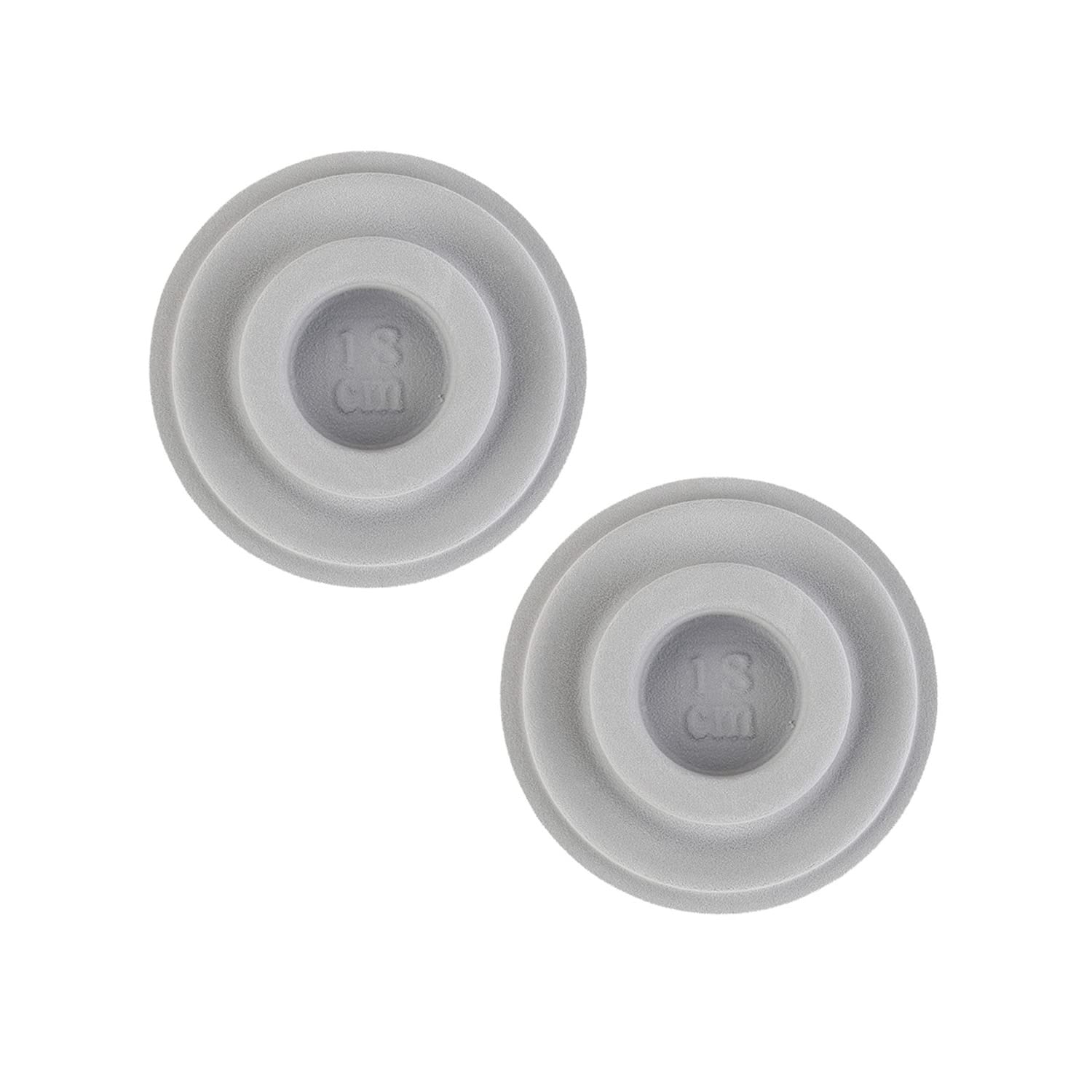 SKYPRO Bead Design Board, 18cm Gray Flocked Bead Board for DIY Bracelet Necklace Beading Jewelry Making - 2pcs
