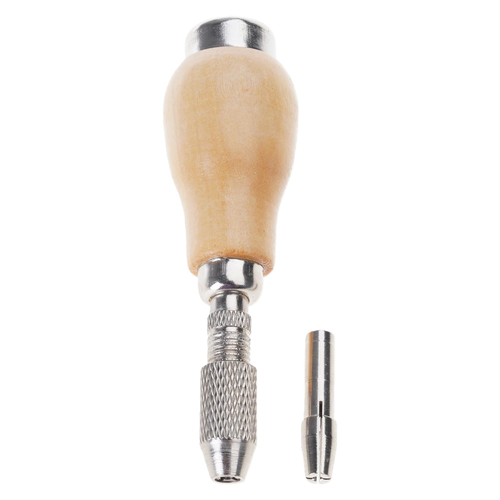 Newft Gourd Mushroom Push Drill Handle Twisting Wire Wrapping Drill Tool For Wood And Soft Drilling Applications Jewelry Craft Tool