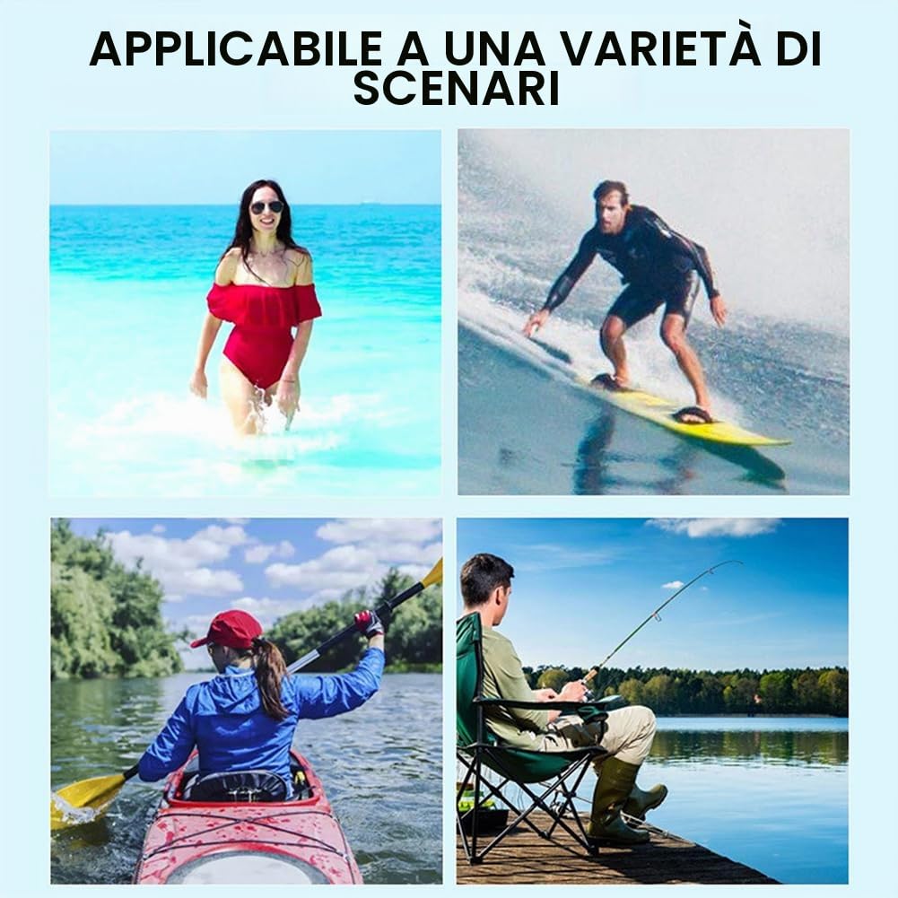 Giubbotti di salvataggio gonfiabili automatici senza cilindro, forte assistenza professionale 150 n, con trachea e gilet per kayak, spiaggia, snorkeling, blu navy