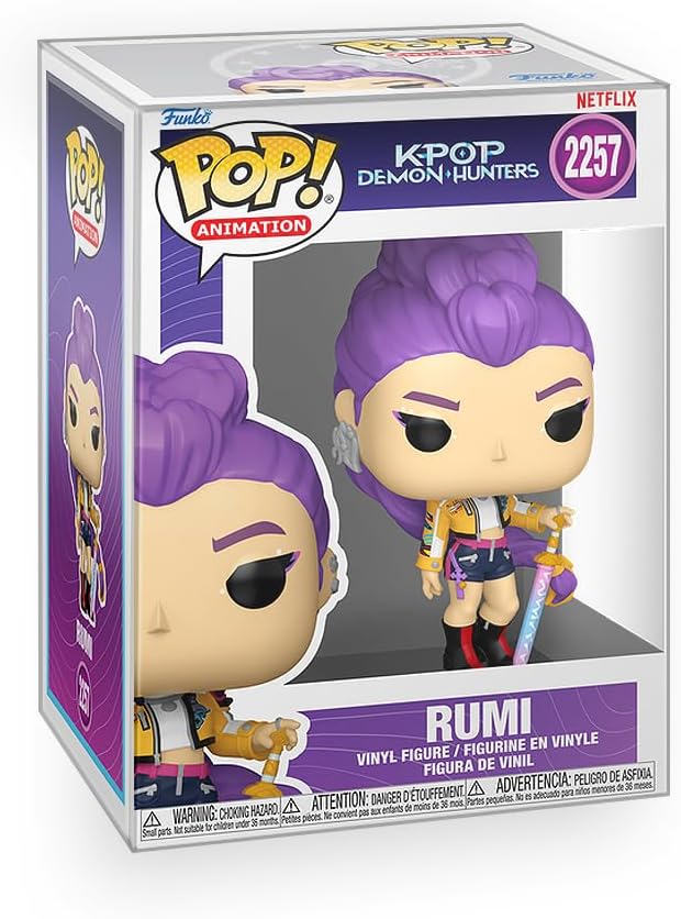 Epic Collectibles Pop Anime: K Pop Demon Hunters - Rumi (How It's Done) Vinyl Figure Bundled with Box Protector Compatible for Funko