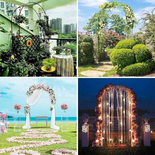 Arche de jardin en métal pour rosier grimpant et décorations extérieurs