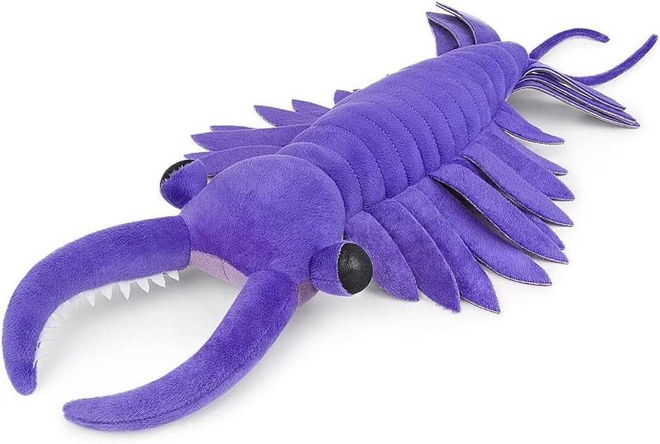 Simulation Anomalocaris Plush Toy 21 Inch, Cute Soft Anomalocaris Stuffed Animal for Kids Boys and Girls,Green