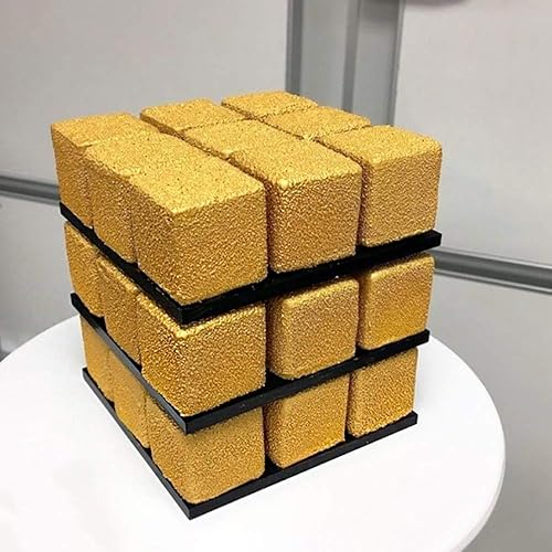 Miniatura 2 de Moldes de silicona cuadrados grandes, molde para pastel de caramelo, moldes de chocolate de 8 cavidades para hornear, mousse, pastel, postre, tarta