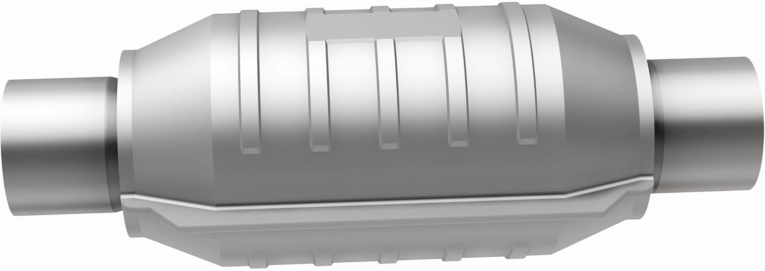 MagnaFlow Universal Catalytic Converter 54306 (Federal/EPA Compliant) | OE Replacement, 2.5/2.5" Inlet/Outlet