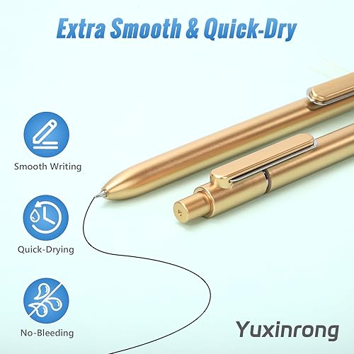 Miniatura 4 de 12 bolígrafos de gel negro de 0.020 in de tinta de gel negra a granel, bolígrafos de secado rápido de punta fina, bolígrafo de gel retráctil, para
