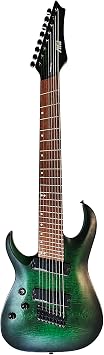 IYV-ISFF8-400 LH, Solid Body with Quilted Maple Top Electric Guitar, Green Sunburst, Left hand