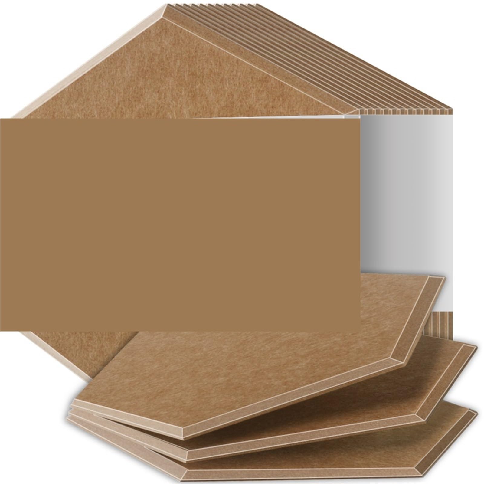 Paneles Acústicos Hexagonales Paneles insonorizados de alta densidad resistentes al fuego que absorben el ruido y eliminan los ecos Para el estudio(43 Brown,12 Pcs,0.9cm Medium Density)