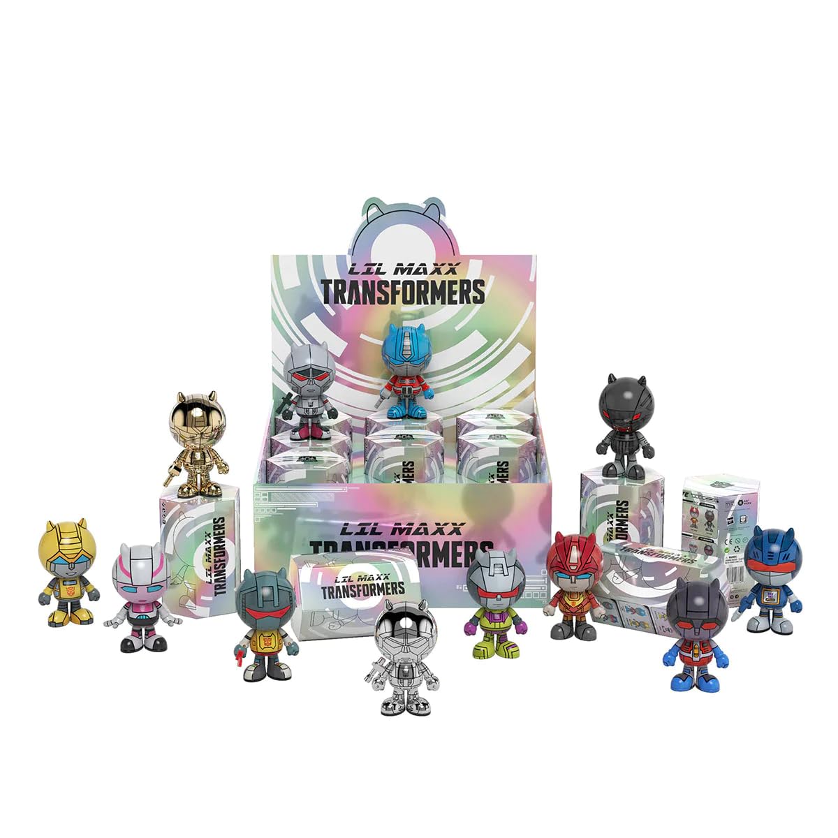 Mighty Jaxx LND-20TFLMBB20 Lil Maxx Blind Box Collection Transformers Figure