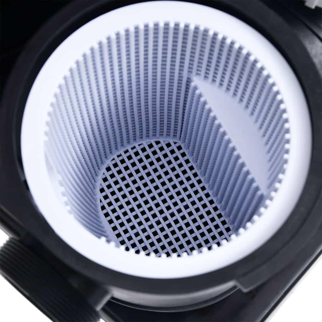 Filtre à sable avec pompe 1000 W 18 m³/h pour piscines, valve 7 voies, préfiltre inclus, pour raccord de tuyau de 32 mm ou 38 mm