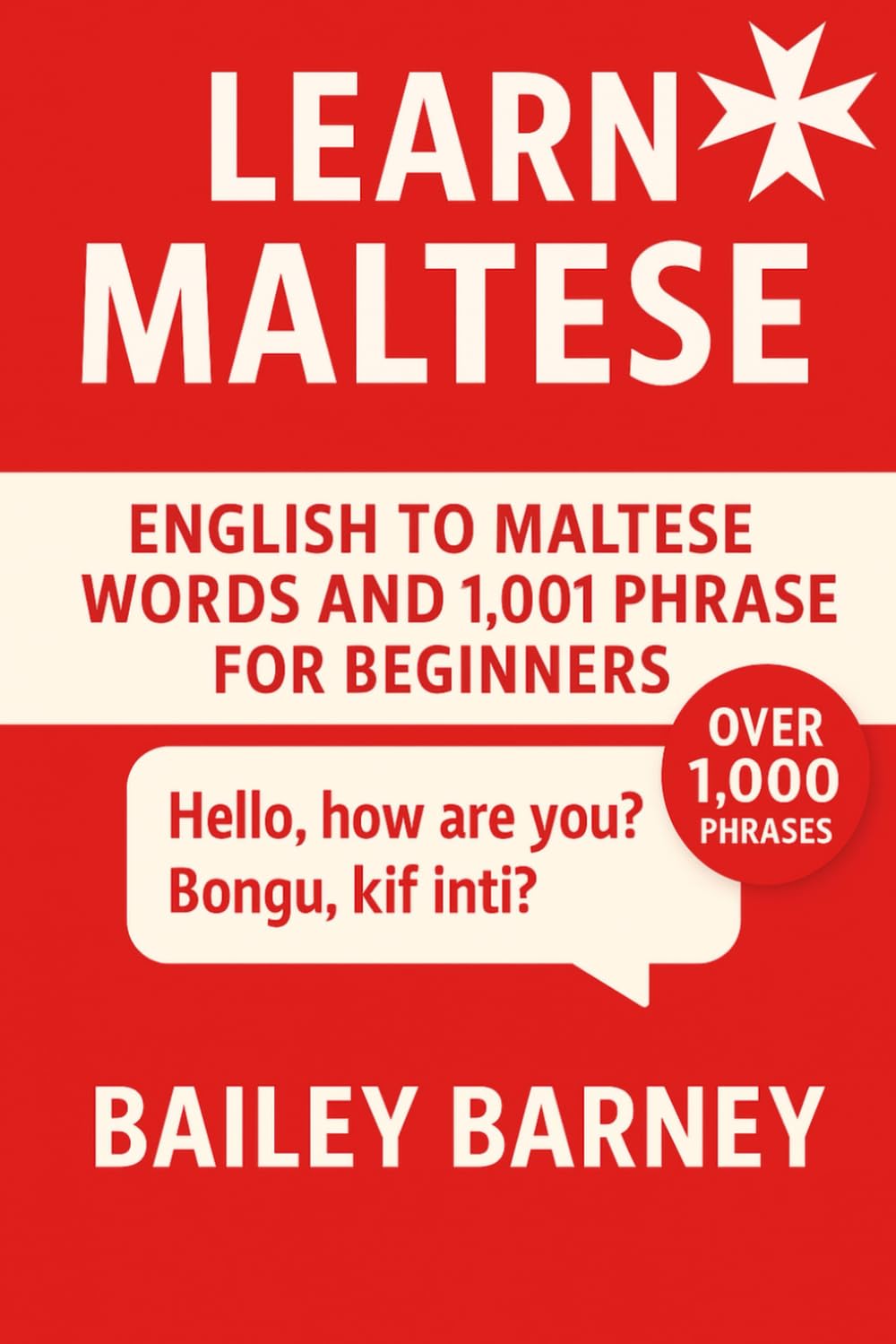 Learn Maltese: English to Maltese Words and 1,001 Phrases for Beginners