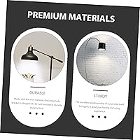 Vista 7 de Angoily 2 juegos de pantalla de hierro, marco redondo resistente para lámparas de techo, diseño elegante, fácil montaje para decoración del hogar