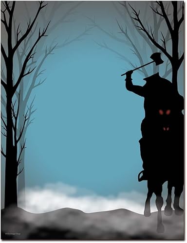 Horseman Papel para impresora láser y inyección de tinta con membrete, paquete de 25