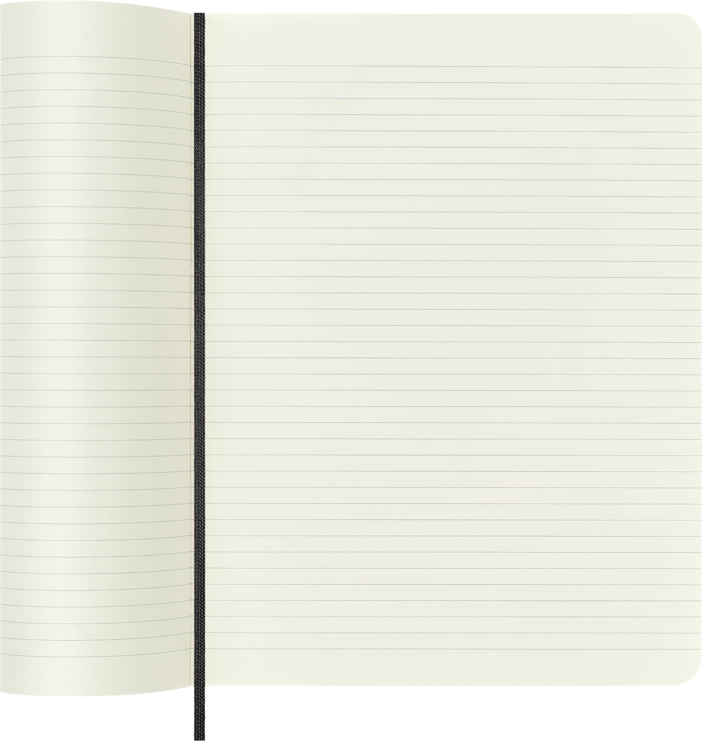 Moleskine Classic Notebook, Taccuino a Righe XL 19 x 25 cm, Nero, 192 Pagine
