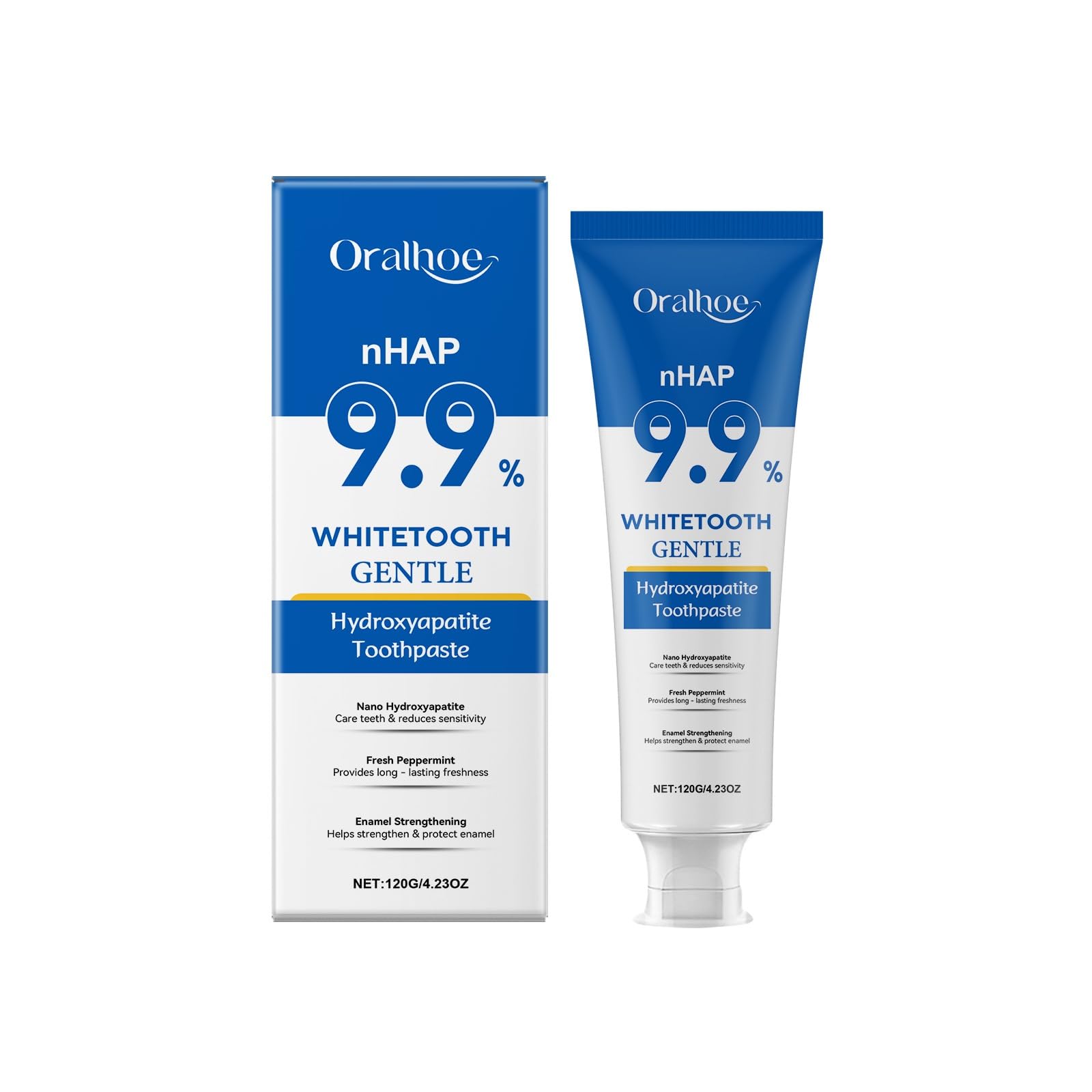 Dentifrice blanchissant menthe douce pour émail et taches lot de 2